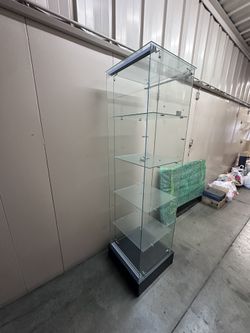 Vitrina De Vidrio Sin Puertas