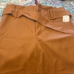 Leather skirts
