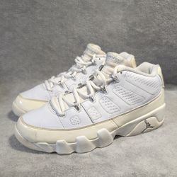 Nike Air Jordan 9 Retro Low 303895 - 111 Triple White Size Men's 9