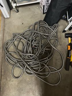 100’ aluminum water hose.