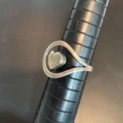 Size 6.5 Sterling Heart Ring 