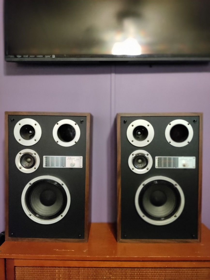 Vintage Pair Of Speakers 