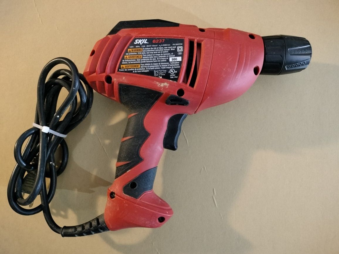 Electric Drill 3/8 Keyless Chuck