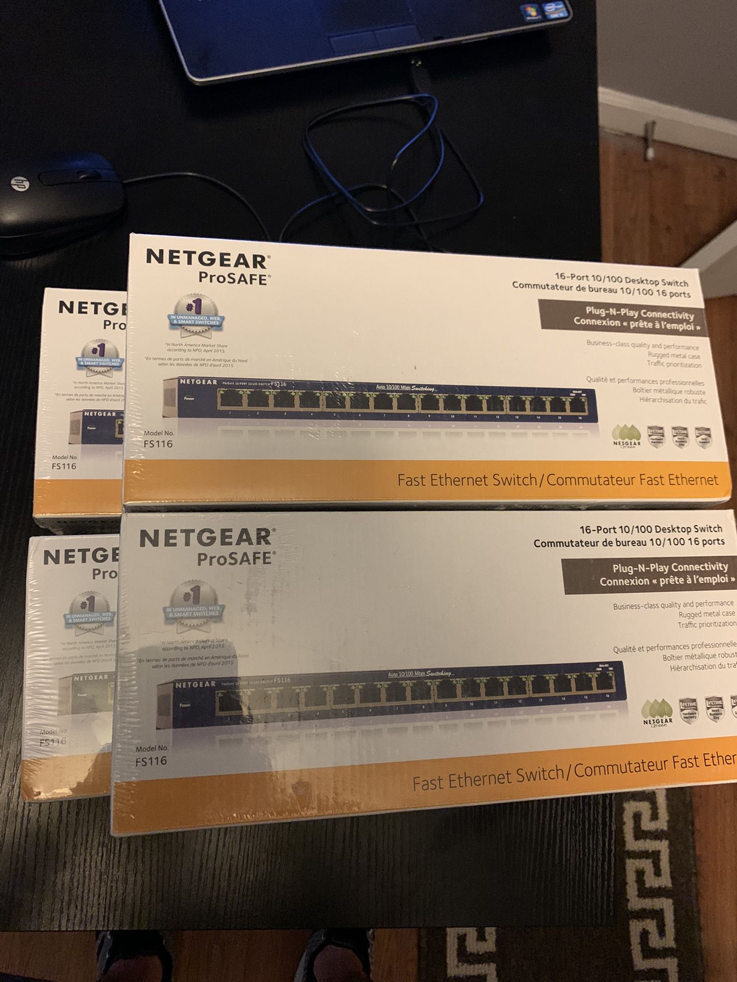 Netgear 16 port 10/100 switch