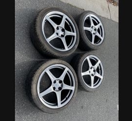 4 —205/45r17 4x100 4x3.94 Stock Mazda Miata Scion Xa Xb Acura Integra Civic Fit Corolla Xa Xb Ia Echo Wheels Rims Good 90% Treads Tires!!!!!!