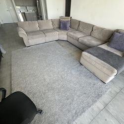 Large Sectional Sofa - Gray