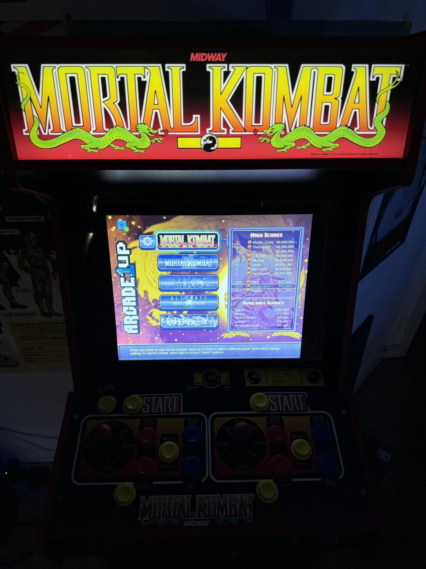 Midway Mortal Kombat 30TH Anniversary Legacy Edition Arcade