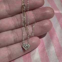 10k Gold Heart Necklace