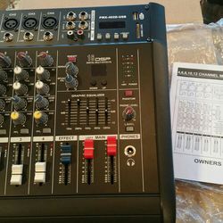 4 Channel Amplified Mixer Like New