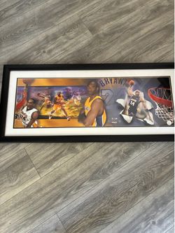 Kobe Bryant framed photo