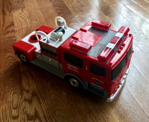 Fire truck with lights