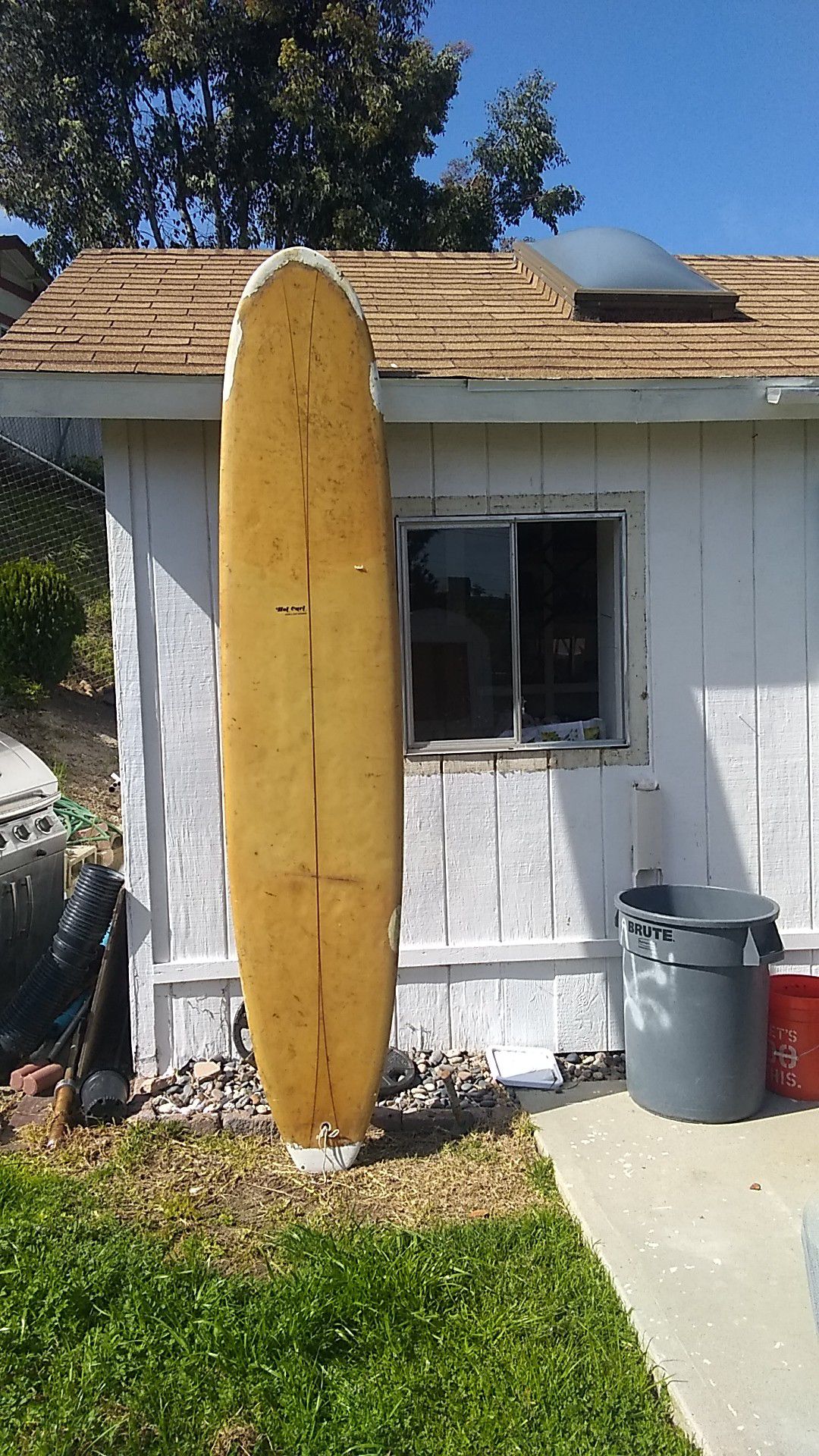 Used hot Curl Gordon and Smith G&S Surfboard/ Longboard