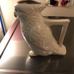 Ceramic Bird Pitcher 