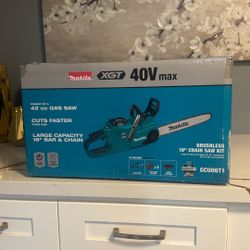 Makita 40V Max Brushless 18” Chain Saw Kit