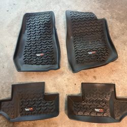 Rugged Ridge Floor Mat Set Jeep JK