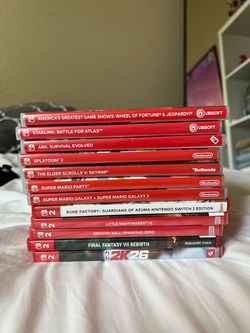 nintendo switch games collection