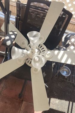 5 blade 3 light ceiling fan 110v