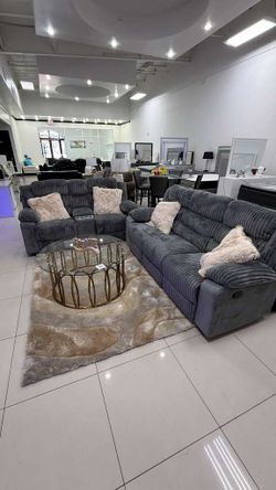 Set de sala reclinable sofa y loveseat