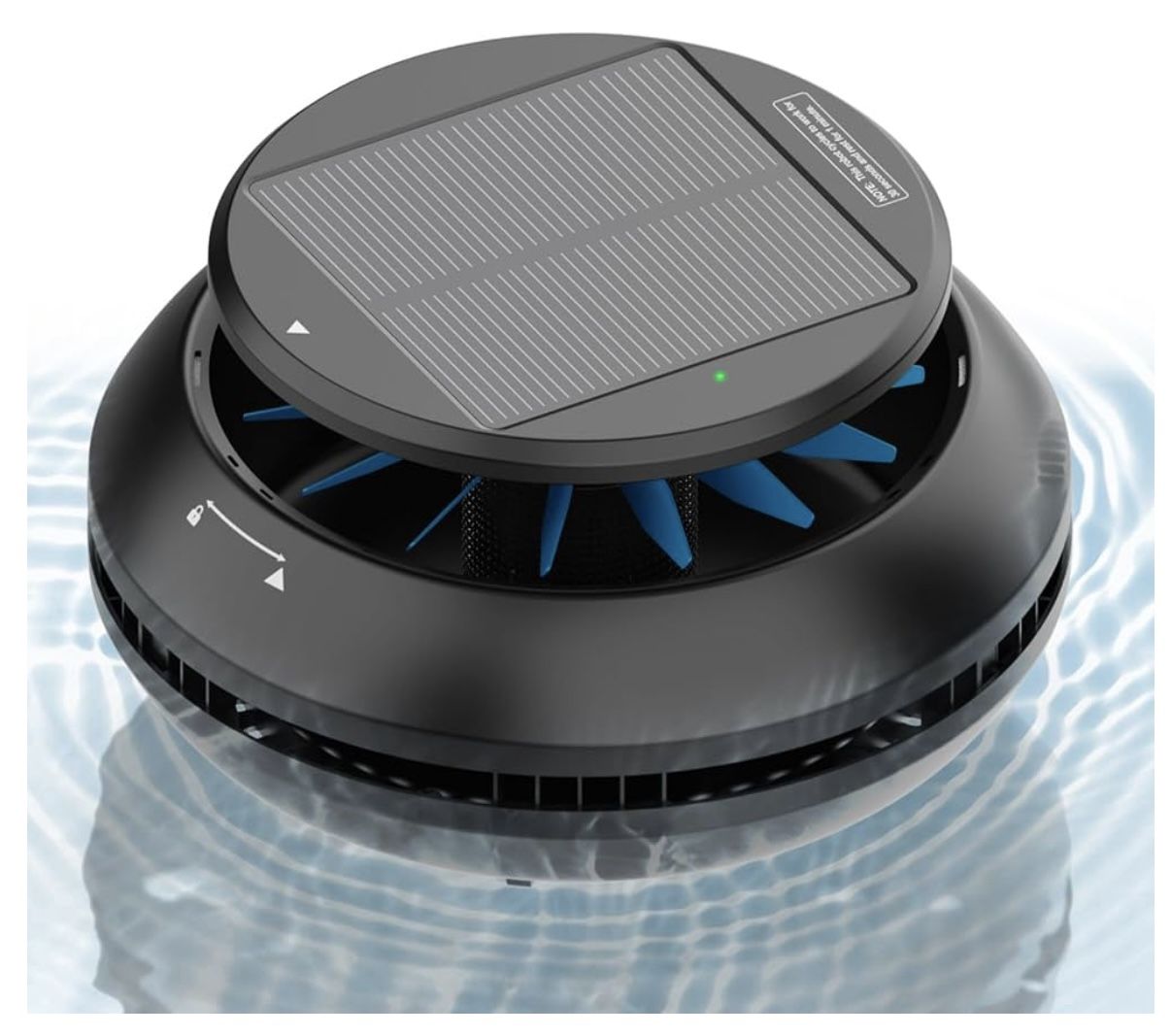 Solar-Powered Robotic Pool Skimmer - Cordless Automatic Pool Cleaner