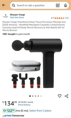 Sharper Image Deep Tissue Massage Gun