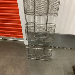 3 Tier Wall Basket