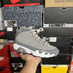 2025 Jordan Cool Grey 9s size 9 VNDS 
