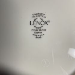 Ivory Frost Butter Plates Dimension Collection