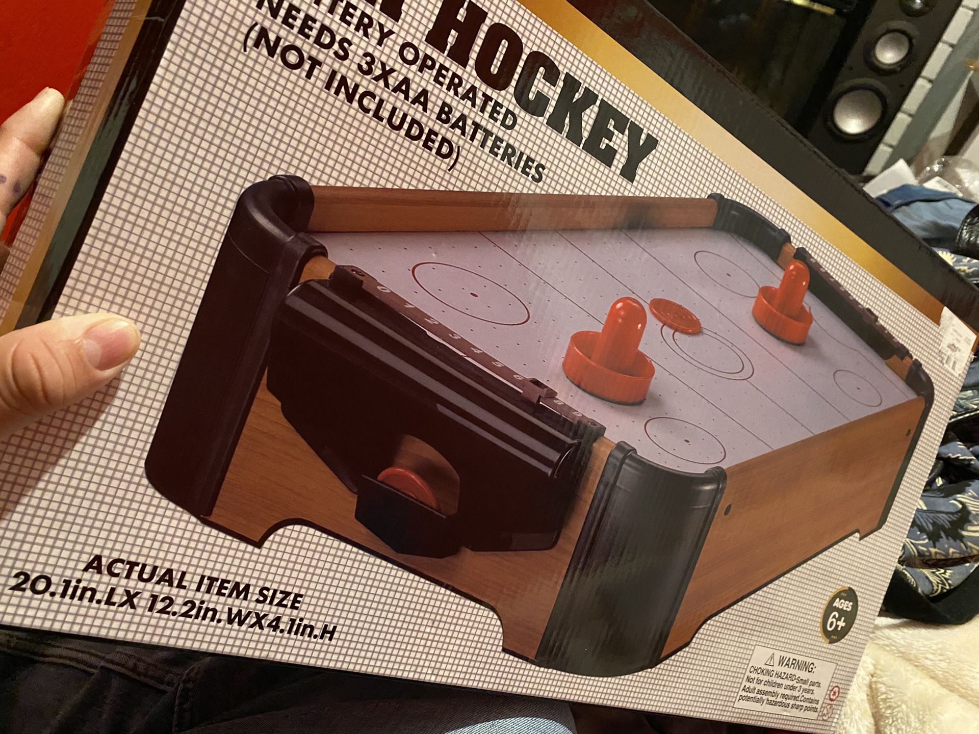 $10 air hockey