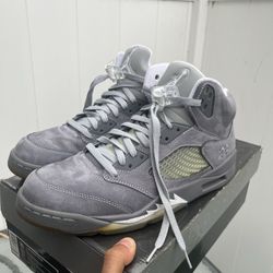 Wolf Grey Jordan 5s Size 11 Og All