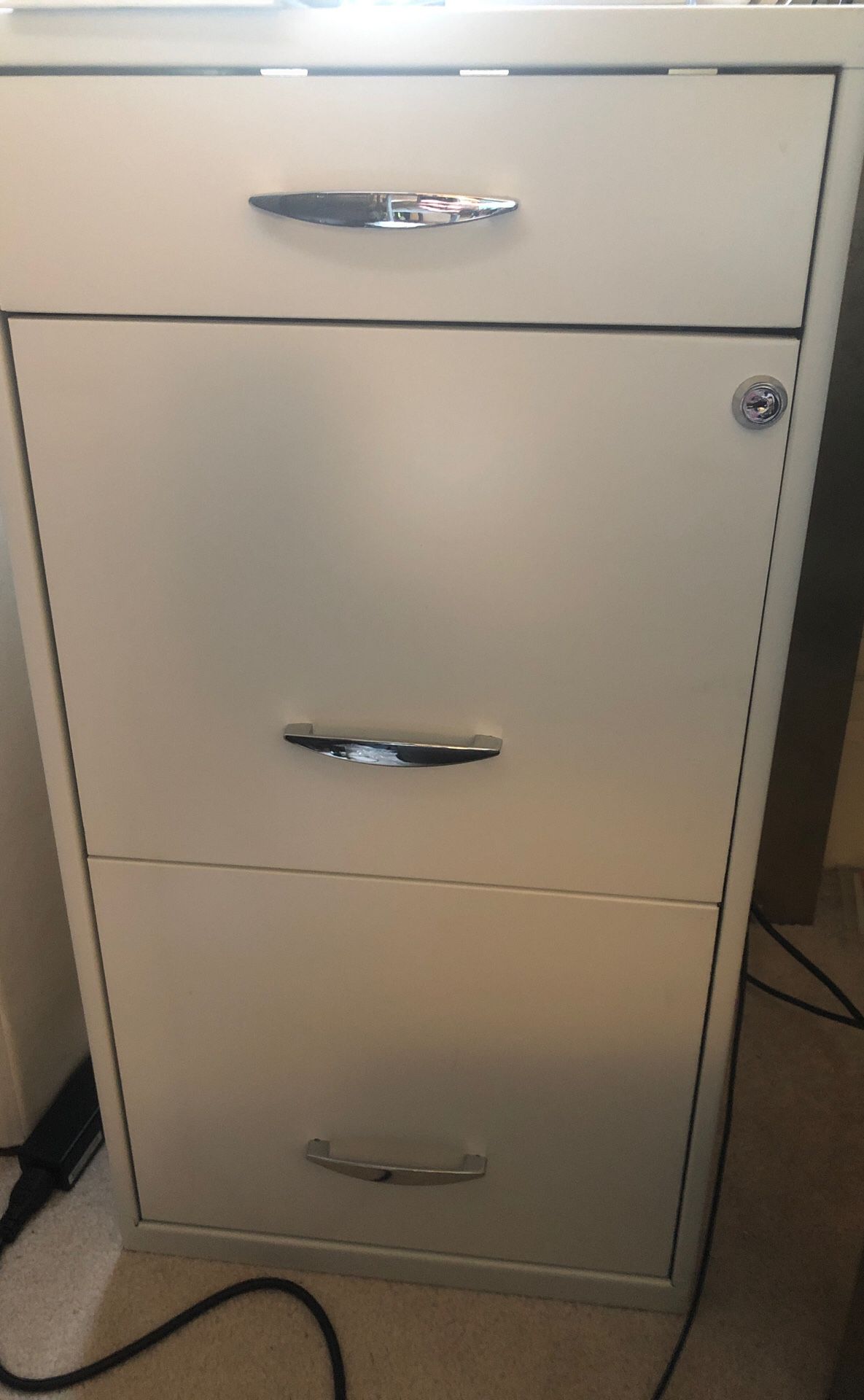 3 drawer file cabinet