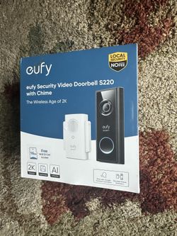 EUFY S220 Doorbell And CHIME (UNOPENED)