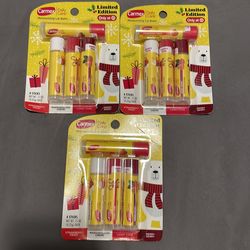 Holiday edition Carmex lip balm
