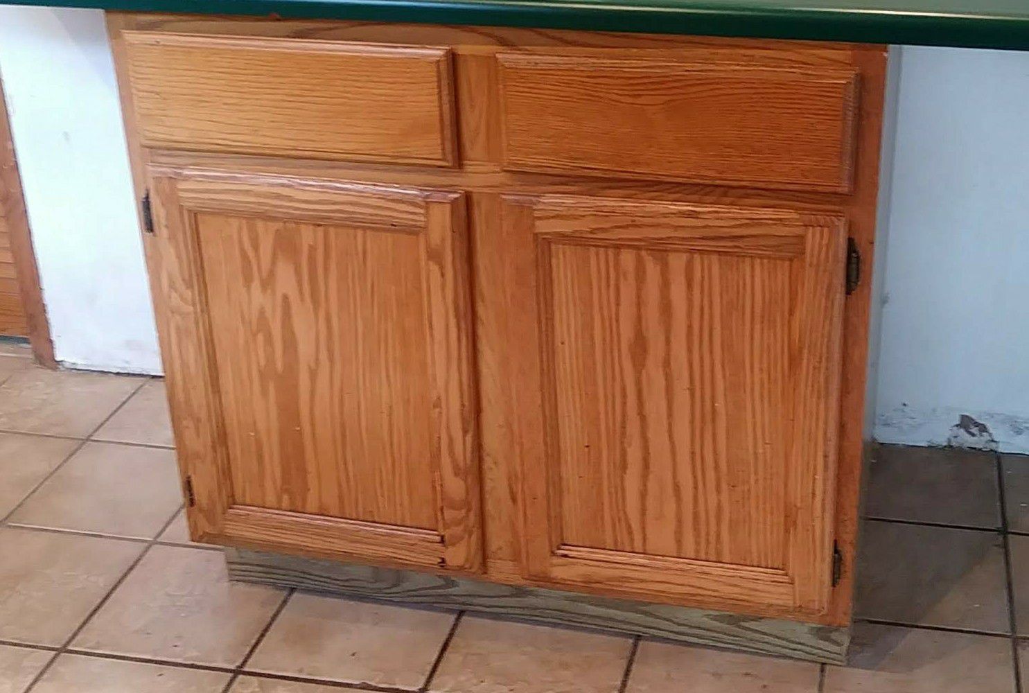 36 inch bottom cabinet with drawers