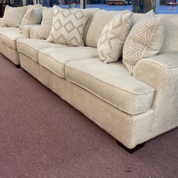 🇺🇸HUGE Blowout Furniture Sale!🇺🇸 Brand New Ultra Plush Oversized Sofa Loveseat SET! $50 Down Takes It Home Today! 