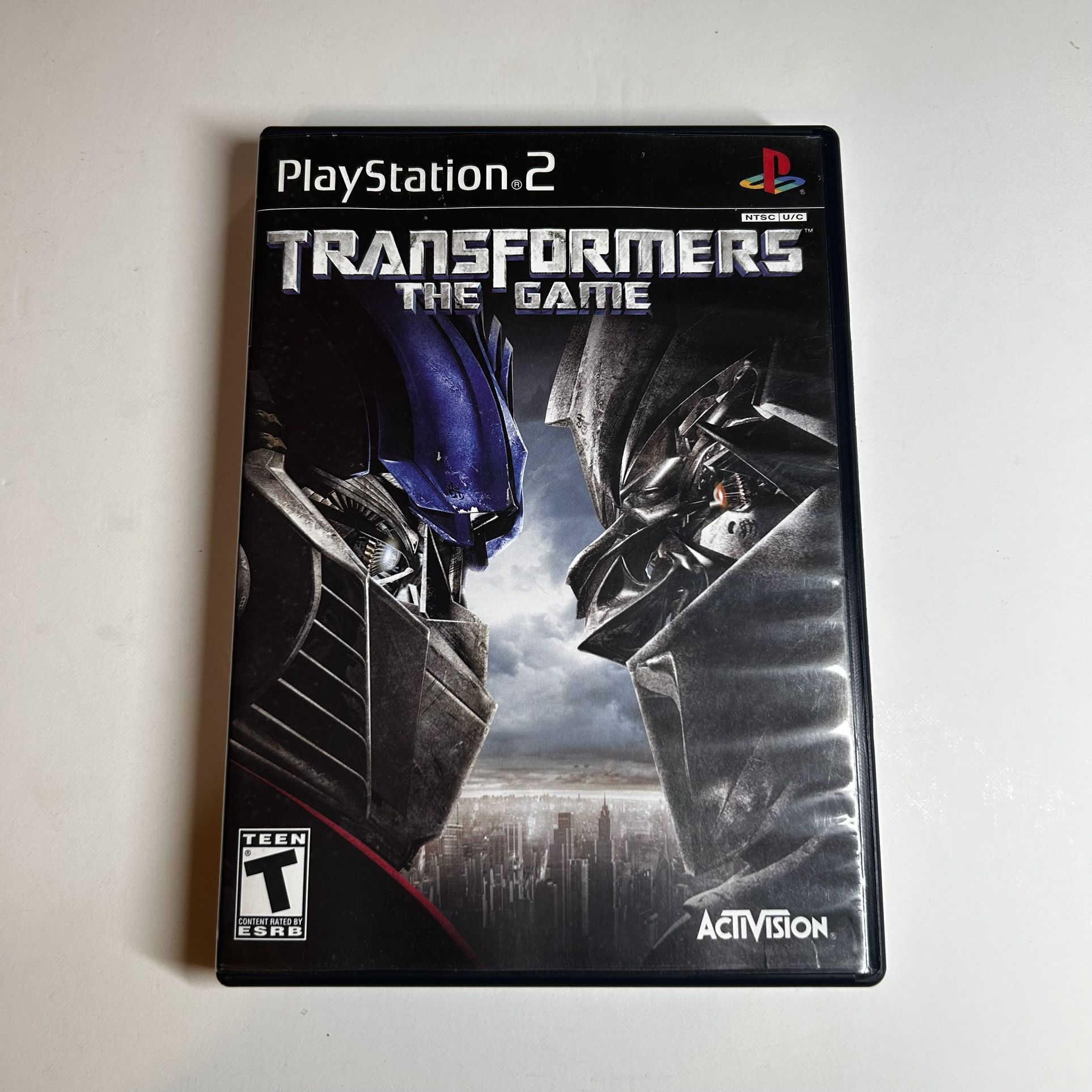 Transformers The Game Sony PlayStation 2 PS2, TESTED & WORKING! Complete 