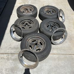 Vega GT rims and Radial tires complete set