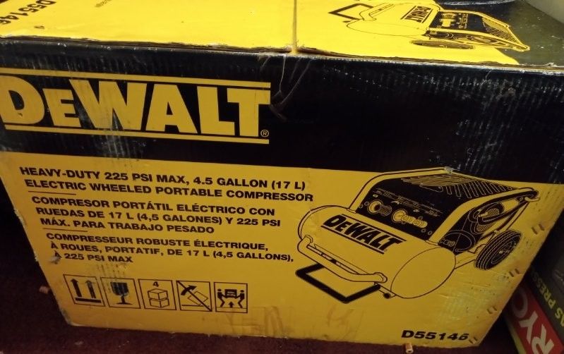 NEW * DeWalt D55146 Portable Air Compressor