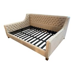 Restoration Hardware Queen size Devyn Tufted Upholstered Daybed 