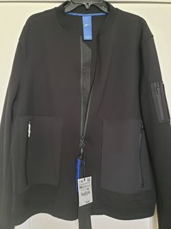 Mens Polyester athletic Bomber Jacket New