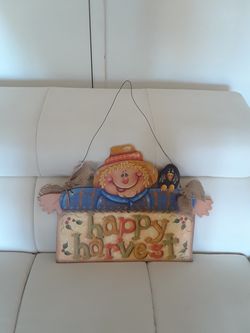 Happy harvest sign