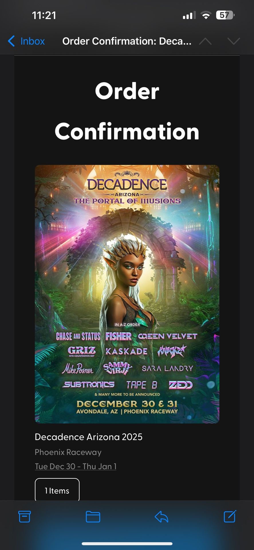Decadence Arizona Two Day GA