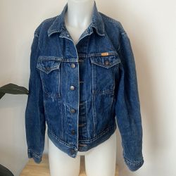 Rustler Jean Jacket Size Medium Vintage 1980