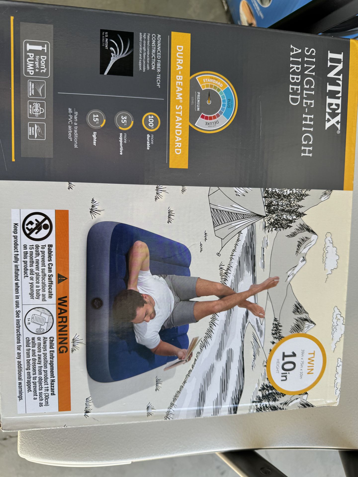 Inflatable bed new in box