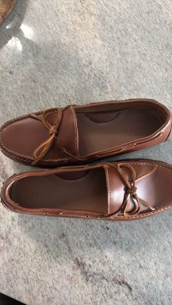 Cole Haan Brown Leather Boat Shoes size 8