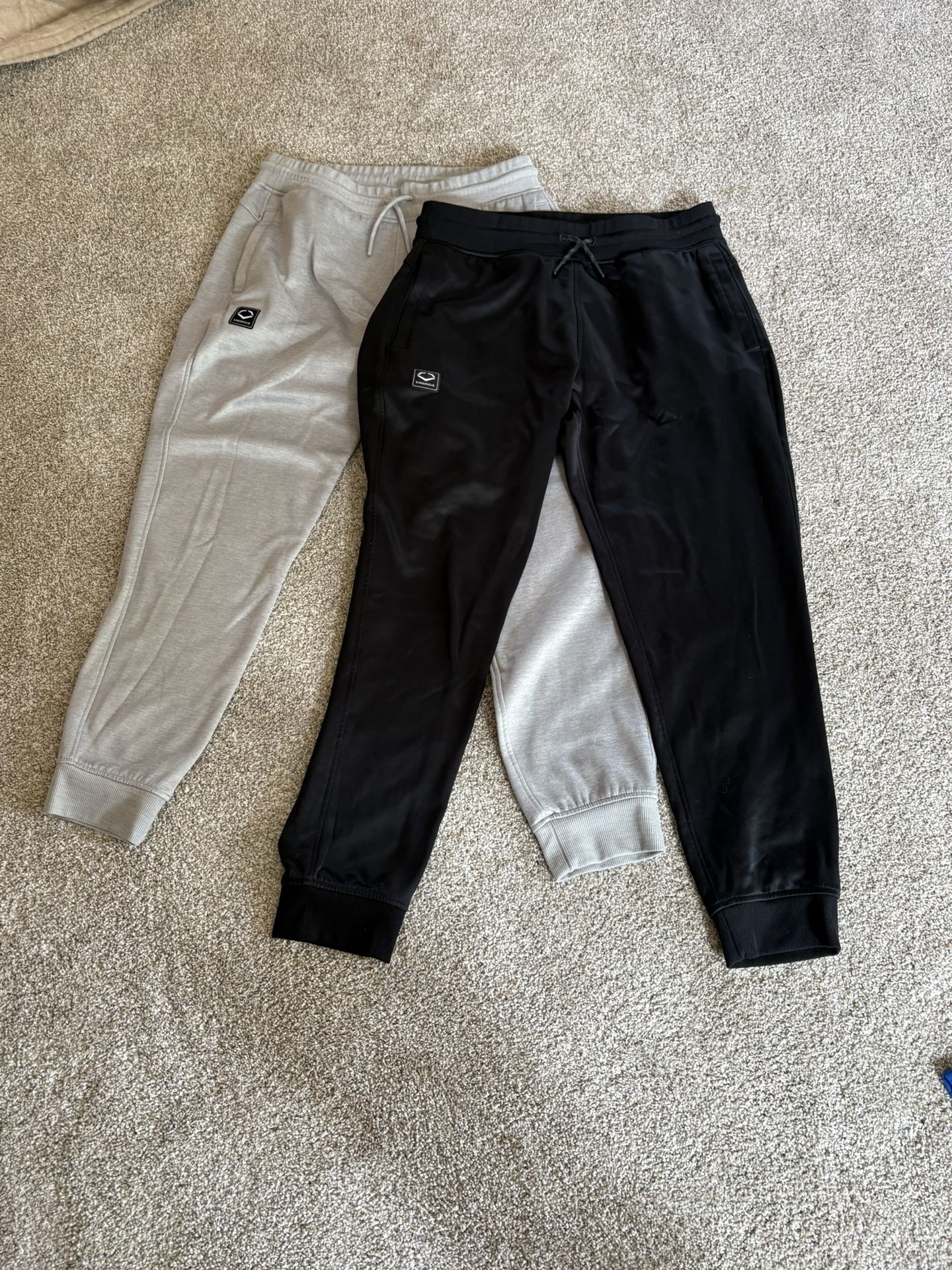 Men’s Evoshield 365 Fleece Joggers Black And White Bundle 2 Pack Adult Medium