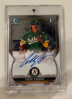 2023 Bowman - Chrome Prospect Autographs Colby Thomas #CPA-CT (AU, RC)
