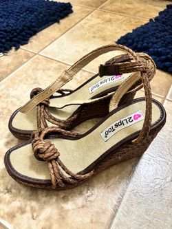 2 Lips Too Braided Wedge Sandals