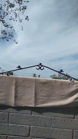 Wrought-iron candle holder