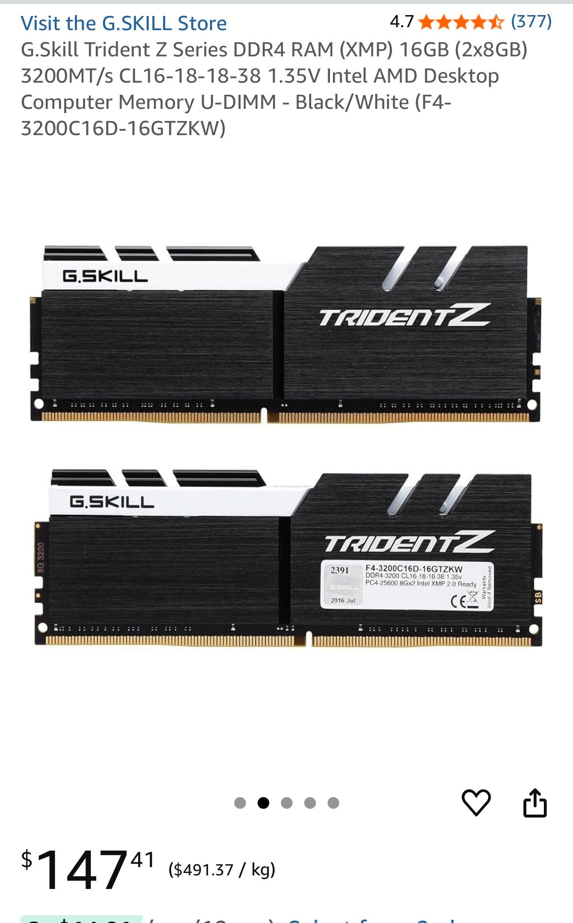 DDR4 16 GIG RAM