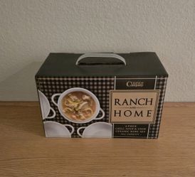 4 Piece-20 oz Chili Soup/Stew Bowls